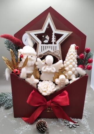 FlowerBox swiąteczny kopertowy